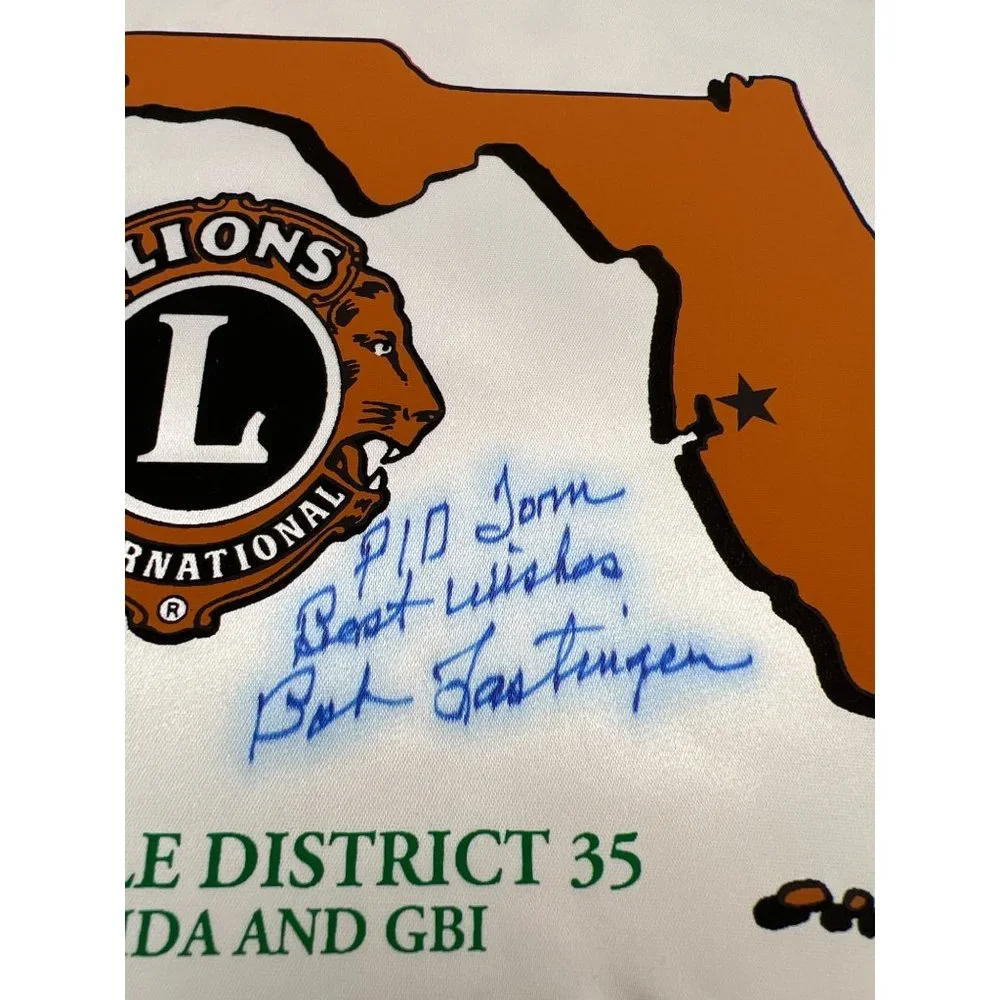 2003 to 2005 Lions Club International Banner Florida District Bob Lastinger